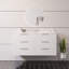 Ensemble de meuble-lavabo simple mural 48 po Mitchell-897695751-897695769