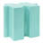 3-Piece Artistic Puzzle Table Set,Modular MGO Side Tables With Interlocking Design (2 Convex & 1 Concave), 200Lb Capacity For Indoor & Outdoor-532420886