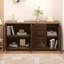 Armoire de rangement avec 4 portes, buffet avec portes en bois massif