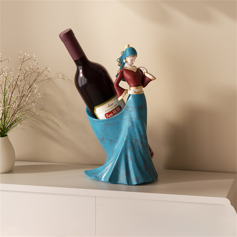 Support à vin décoratif