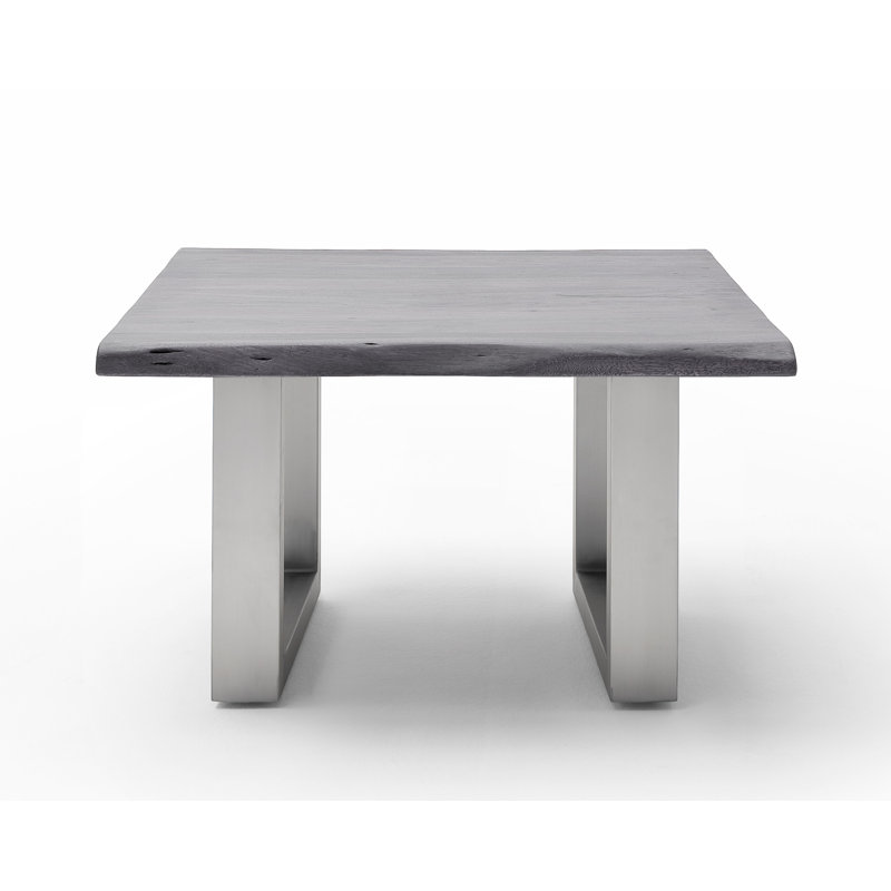 Edmunds Sled Coffee Table, Grey/Brown/Blue, Stainless steel