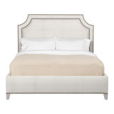 Audrey/Asher Queen Upholstered Low Profile Panel Bed