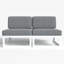 Outdoor Armless Lounge Chair-1610467252-1610467257