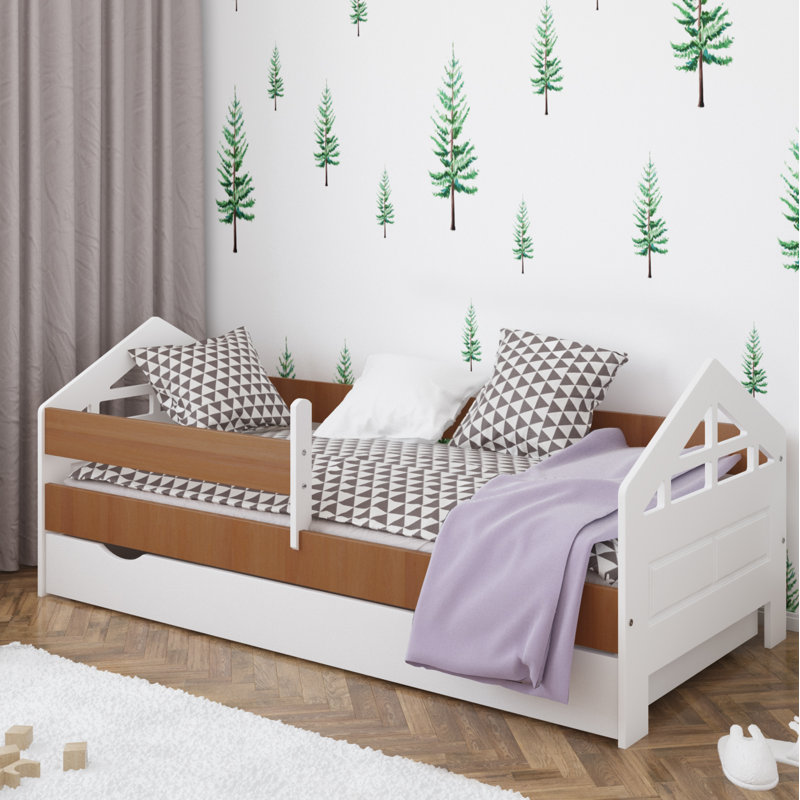 Vezina Cabin Bed with Storage Included, Alder, 80 x 180 cm