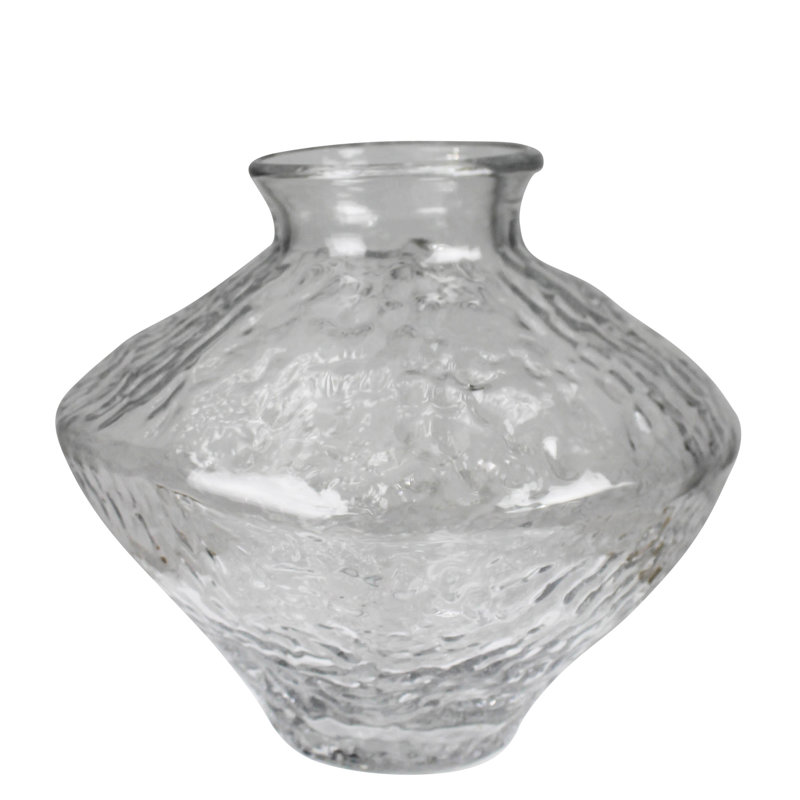 Textured Vase, Glass - Wide