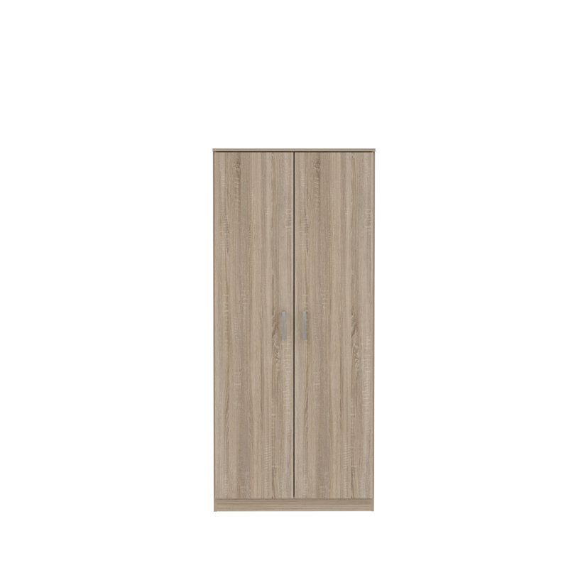 Fenimore 2 Door Manufactured Wood Wardrobe, No Drawers
