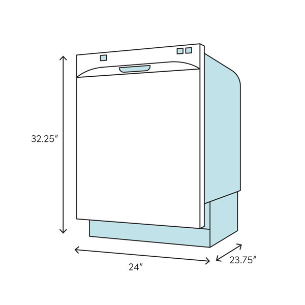 GE GDT226SSLSS Stainless Steel Built-In Dishwasher