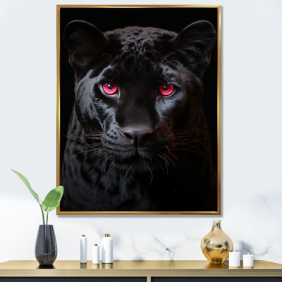Rose et panthère noire I