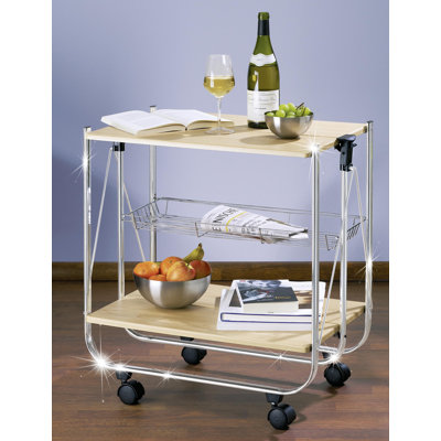 Dinett Metal Bar Cart