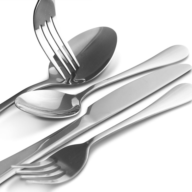 30-piece Silverware Set, Flatware Set For 6, Stainless Steel