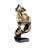 Silence Is Gold Abstract Art Figurine, Gold
