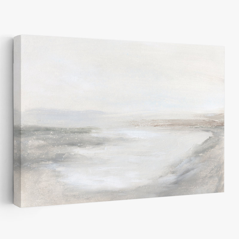 Havre - paysages minimalistes, art blanc neutre, H 32 po x l 48 po