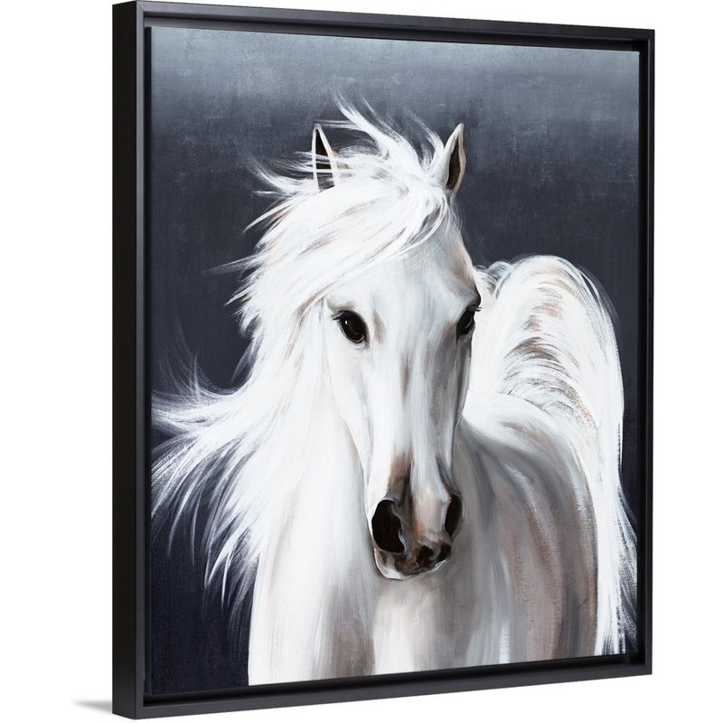 « dallas »-reproduction d’art sur toile, H 21,7 po x l 17,7 po x p 1,75 po, Cadre flottant noir