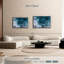 Plage «Blue Ocean Waves Wall Art»-101793827