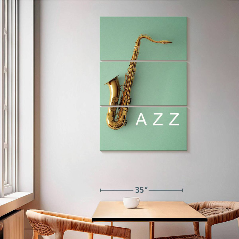 Abarca Jazz Saxophone, H 65 po x l 42 po