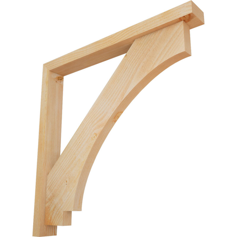 Support de bloc impérial avec entretoise décalée, 34 x 34, Sapin Douglas de l 4 po (scié brut)