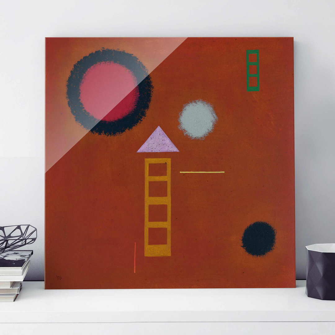 Glasbild Beruhigt von Wassily Kandinsky