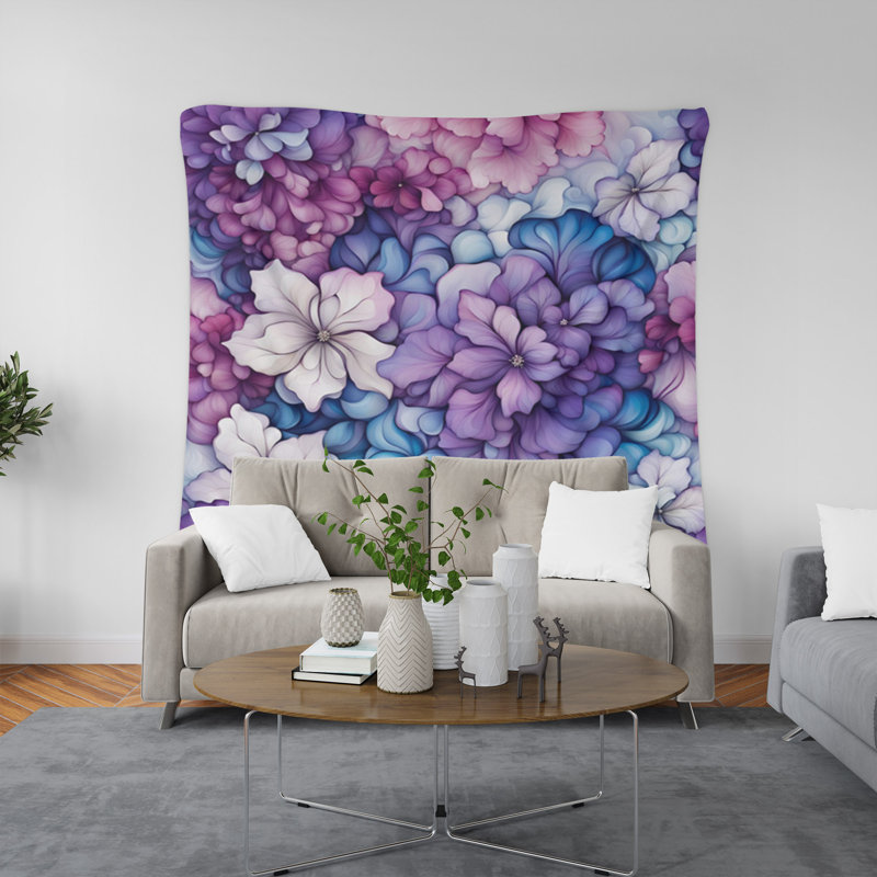 Tapisserie murale, H 60 po x l 51 po x P 0,5 po
