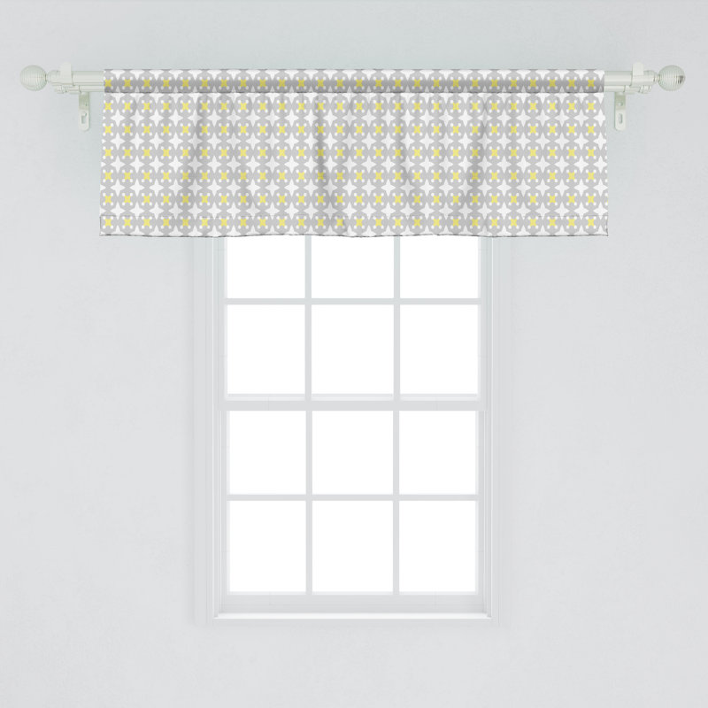 Ensemble de 2 cantonnières Ambesonne Retro, L 54 po x L 18 po