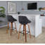 Tabouret de bar et de comptoir rembourré Najrin-104872003-104872001