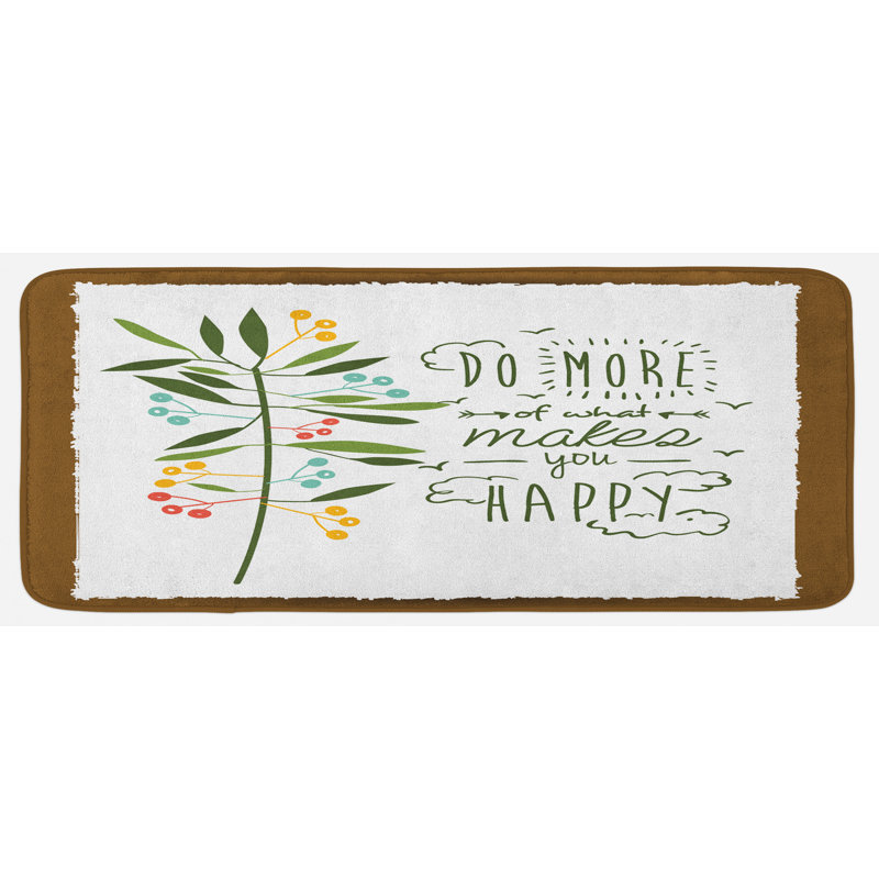 Tapis de cuisine citation
