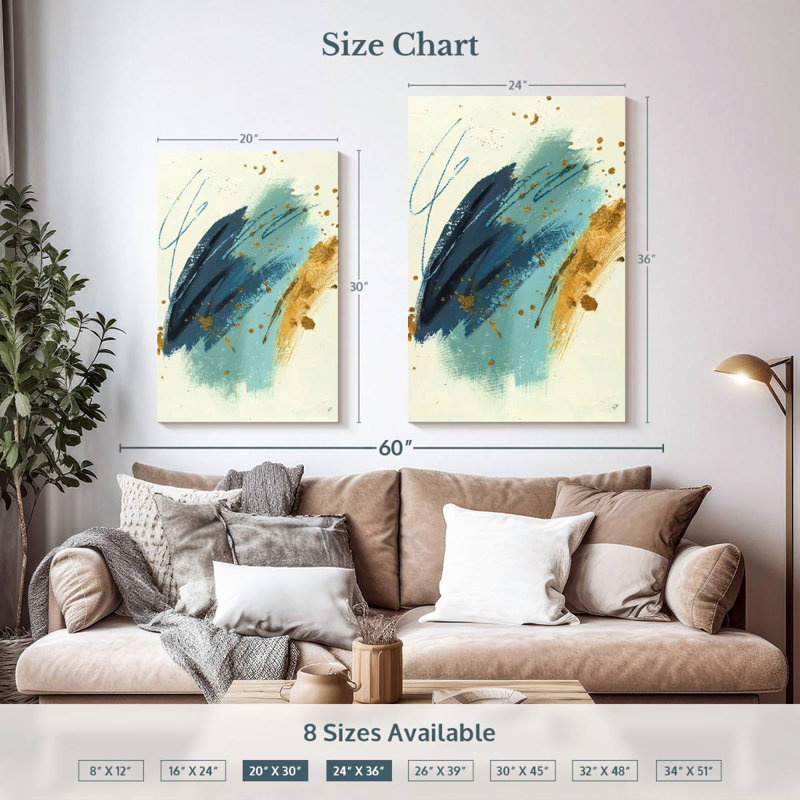 Avery Blue December, 36" H x 24" W