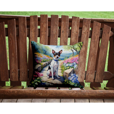 Spring Path Outdoor Throw Pillow