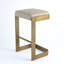 Regan Bar Stool w/Ivory Leather-Antique Brass-60070921-60070920-60070919