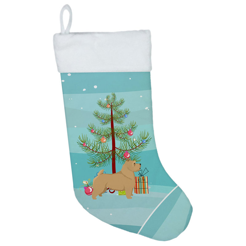 Chaussette de noël joyeux de noël, Norwich Terrier