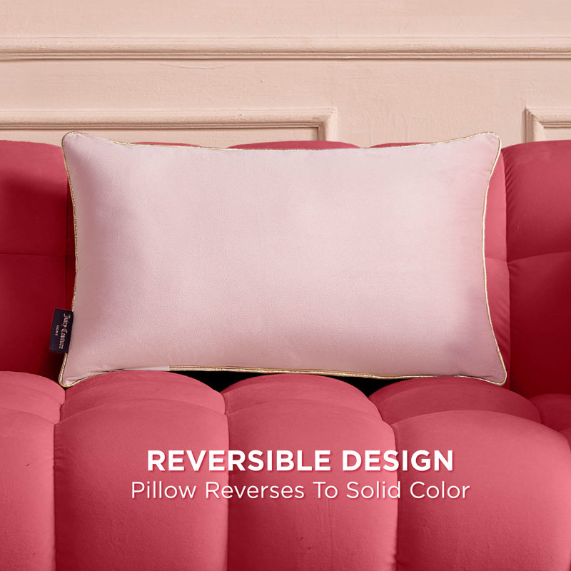 Juicy Couture Velvet Cheetah Plush Decorative Throw Pillows