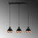 Morganna 3-Light Teardrop Linear Pendant