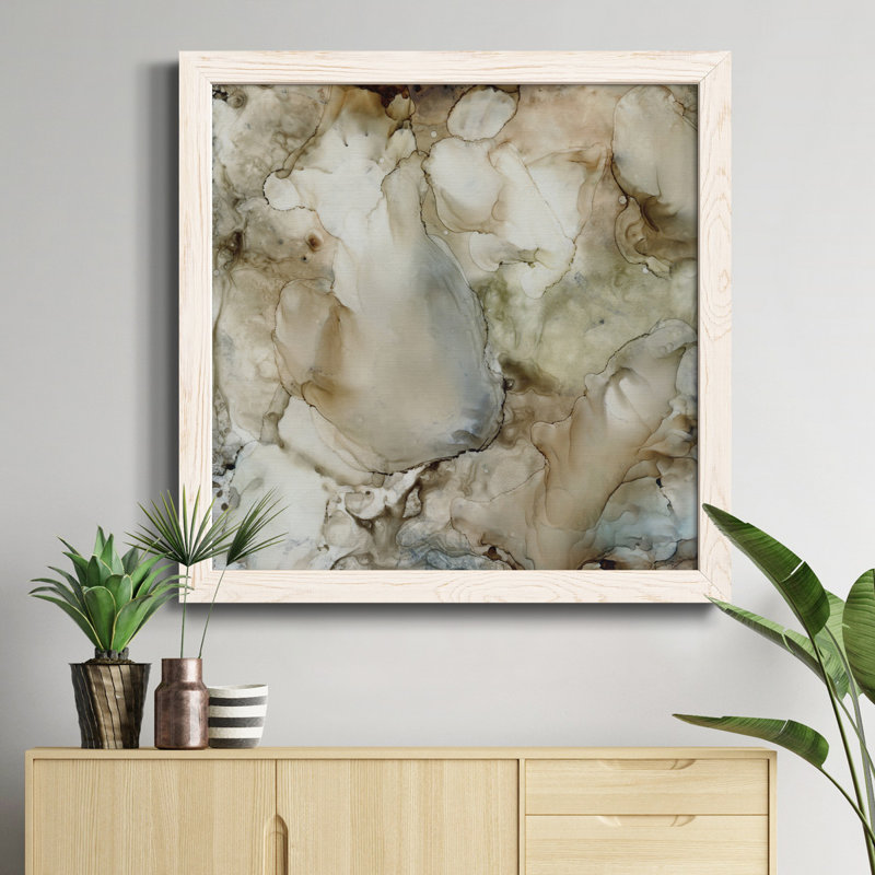 «Heart Fonder», art textuel sur toile, H 20 po x l 20 po x P 1,5 po, Cadre blanc