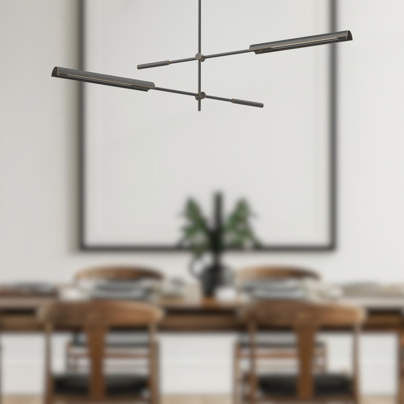 Astrid 2 - Light LED Chandelier, Urban Bronze