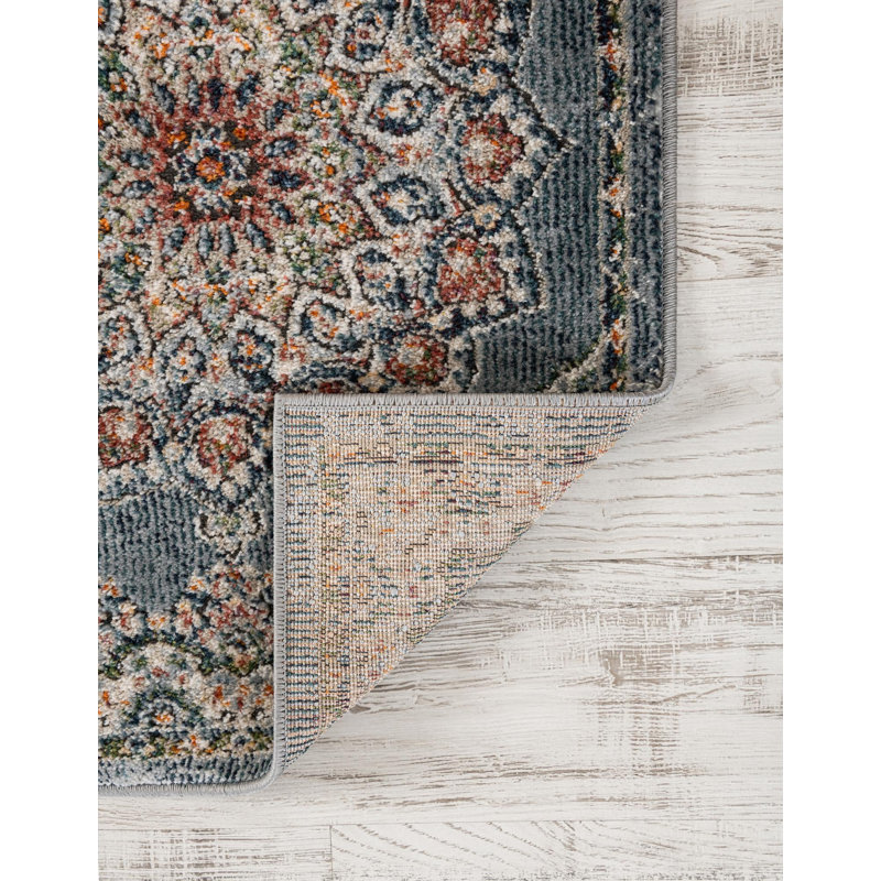 Tasharra Rug, Rectangle 8' x 10', Light Blue