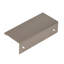 Poignées de bord d'armoire en nickel satiné de centre à centre de 3 pouces (76 mm)-15286144-109026135