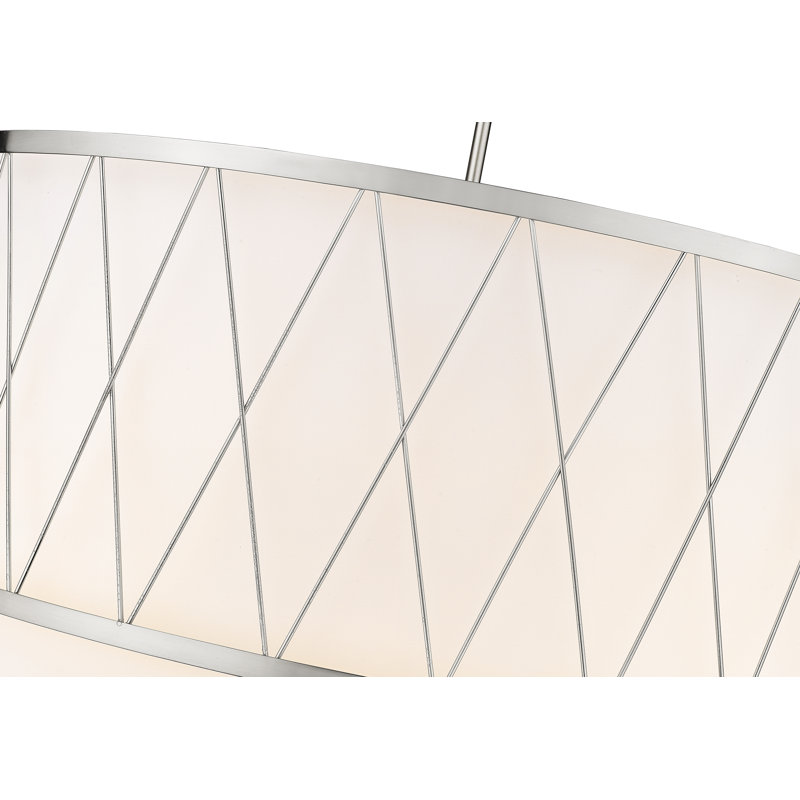 4 - Light Single Pendant, Brushed Nickel