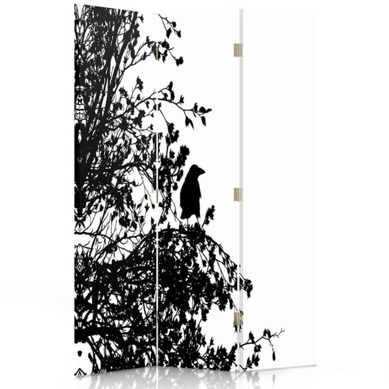 Abayomi 5 Panel Room Divider, 170cm H x 180cm W x 2.2cm D, 5, Leather