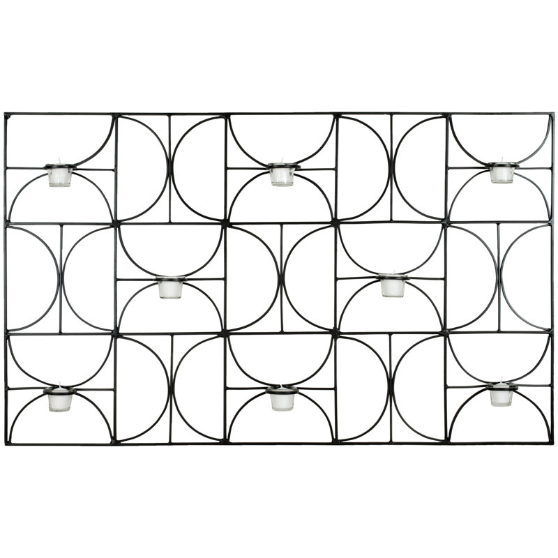 Porte-votives murales 28,3 po Barhill, 8, H 28,3 po x l 47,2 po x P 4,7 po