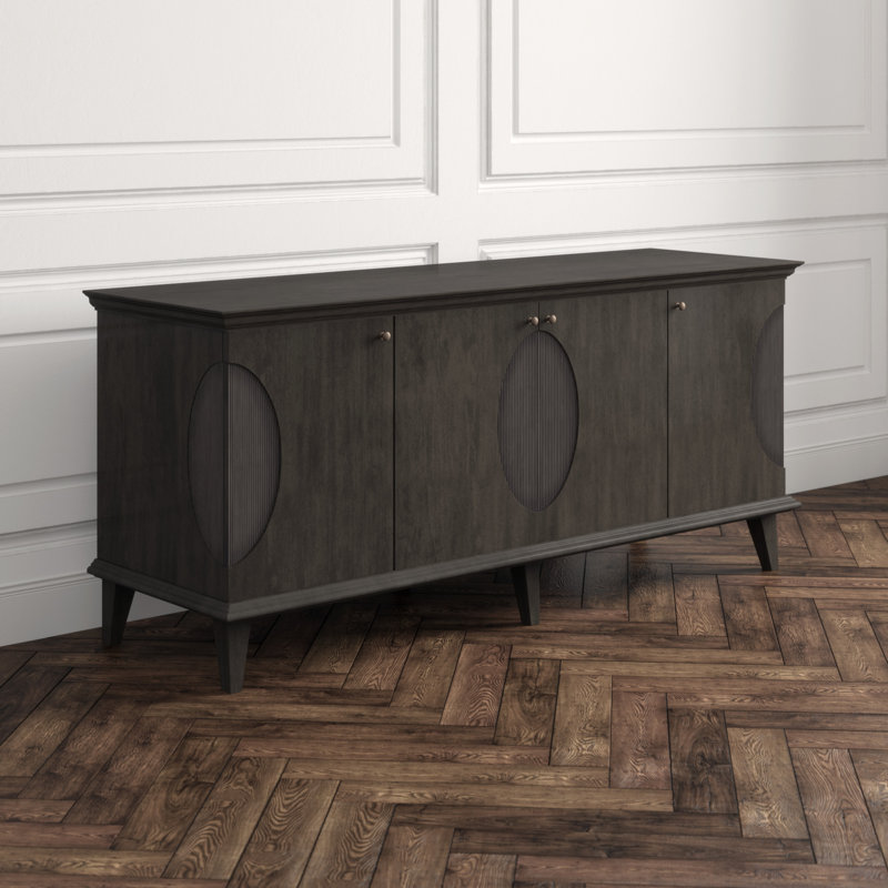 Dumont 74.5'' W Solid Wood Buffet