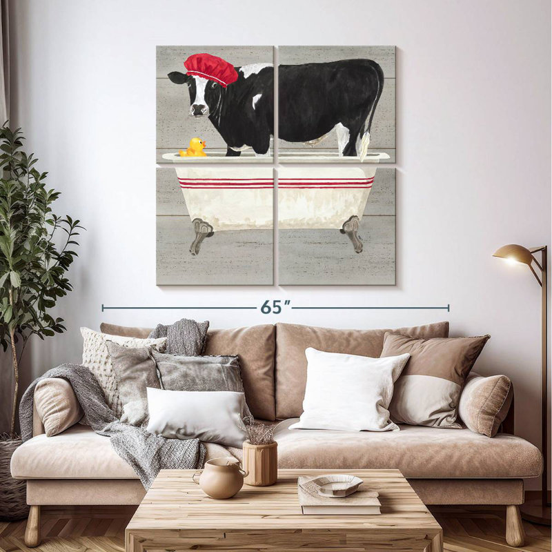 Ketti Bath Time For Cows Tub, 45" H x 45" W