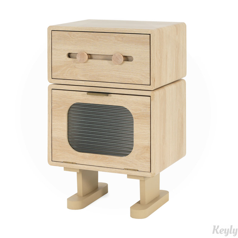 ROTATABLE ROBOT STORAGE SIDE TABLE