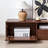 Walnut TV Stand with Closed Base-774773197