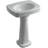 Bancroft 28" Tall Ceramic Vitreous China Rectangular Bathroom Sink-10940748-19195623-46017875