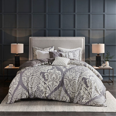 Ensemble de housse de couette pour lit double / grand 6 pièces