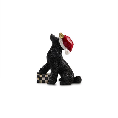 Holiday Poodle Dog Ornament