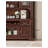 63-inch Solid Black Walnut Standard Pantry Cabinet