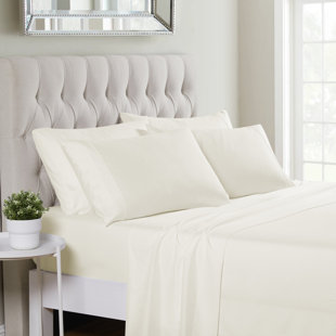 Ensemble de draps luxueux en microfibre douce avec taies d'oreiller en prime
