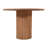 Callasandra Solid Wood 84" Mid-Century Modern Fluted Double Pedestal Dining Table