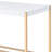 Rectangular Writing Desk With USB Ports