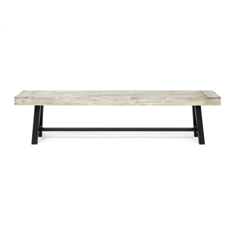 Outdoor Bench, Gray